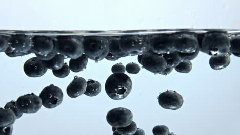 Blueberry-inside-transparent-aqua-vessel-closeup.-Water-with-berries-in-glass