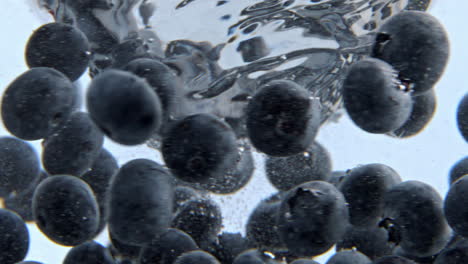 Fizzy-aqua-juicy-berries-moving-inside-closeup.-Blueberries-rotating-in-water