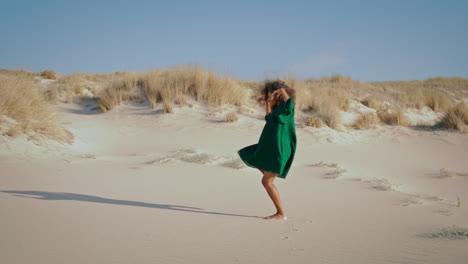 Woman-dancing-modern-dunes.-Girl-dancer-performing-on-sand-desert-summer-day.