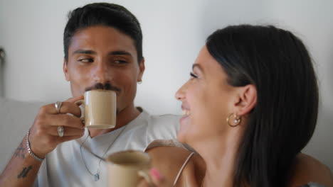 Love-spouses-drinking-espresso-home-closeup.-Spouses-relaxing-together-weekend