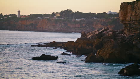 Morning-rocky-coastline-landscape-view.-Tranquil-travel-island-before-sunrise