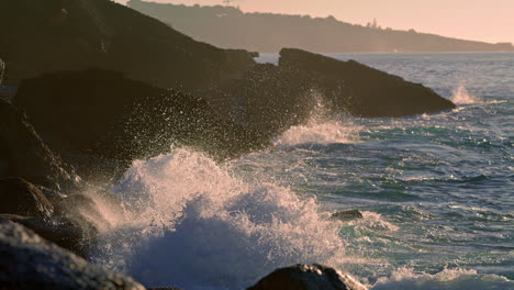 Abundant-ocean-crushing-crag-nature-at-summer-closeup.-Wild-waves-breaking-stone