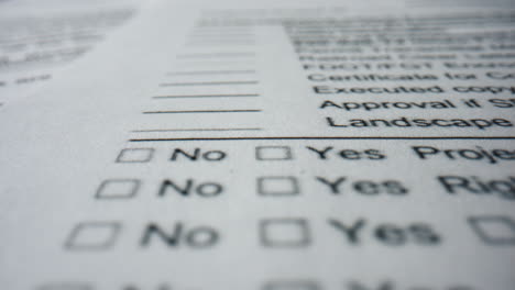 Empty-paper-questionnaire-closeup.-Unfilled-checklist-with-places-for-checkmarks