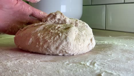 Dough-kneading-in-slow-motion