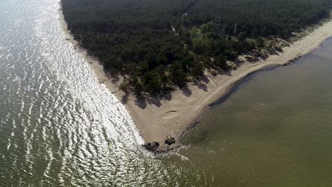 Baltic-sea-coastline-aerial-view