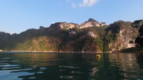 Mountains-of-Khao-Sok-seen-from-water