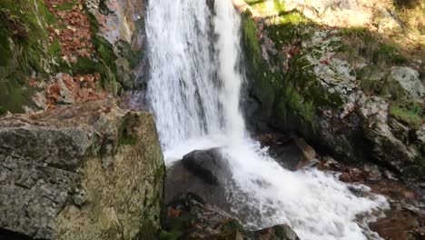 Allerheiligen-Wasserfälle-Im-Schwarzwald,-Deutschland---Nach-Oben-Kippen