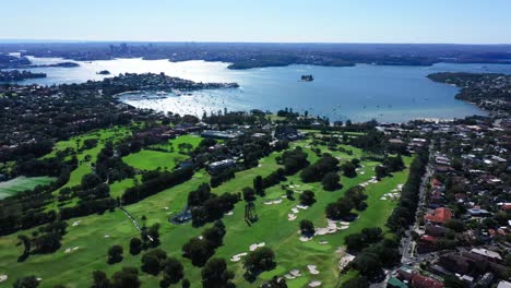 Sydney---Rose-Bay-Park-Aerial-Flight