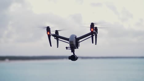 Slow-Motion-footage-of-flying-drone---DJI-Inspire-2---Quadcopter