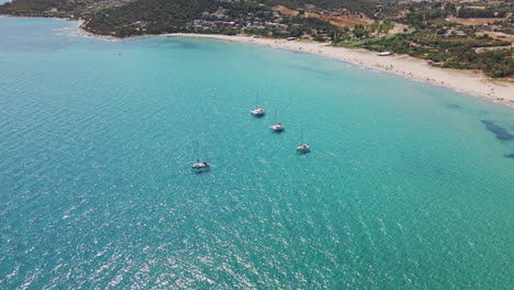 Aerial-Sardinian-Crystal-Sea-Bay-at-Summer