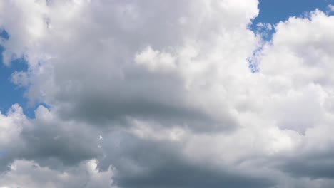 Time-Lapse-Of-Clouds-Forming-With-Blue-Sky-In-4K