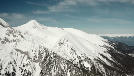 Alpes-Franceses-Montañas-Cubiertas-De-Nieve