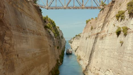 Steep-Walls-of-Corinth-Canal