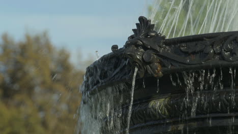 Close-up-of-BC-fountain-in-front-of-Legislative-Assembly-in-Victoria-BC