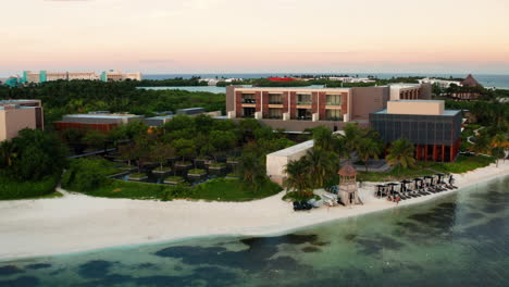 Drone-View-of-Nizuc-Luxury-Resort-in-Cancun---Mexico