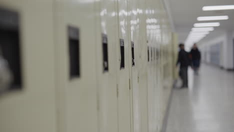 High-school-kids-at-their-lockers-out-of-focus