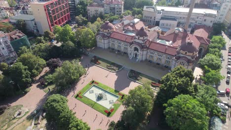 Panoramablick-Auf-Die-Luftaufnahme-Der-Stadt-Sofia-Am-Sonnigen-Tag