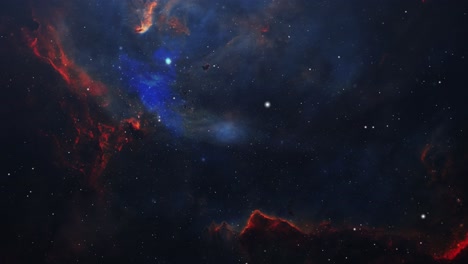 4k-Cosmos,-Fondo-De-Nebulosa-A-La-Deriva-En-El-Espacio-Exterior