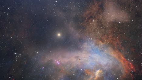 Kosmos,-Nebel-Und-Sterne-Im-Universum