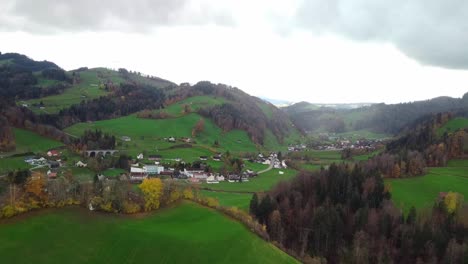 Wiese-An-Einem-Herbsttag-In-Der-Schweiz