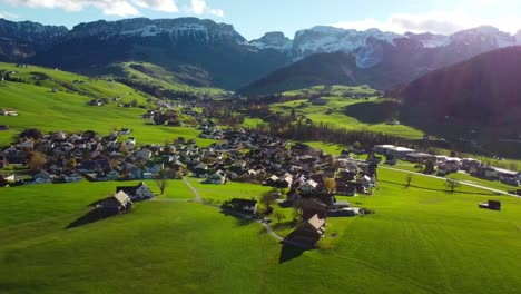 Located-at-the-base-of-the-Alpstein-mountains-in-northeastern-Switzerland-is-the-town-of-Appenzell