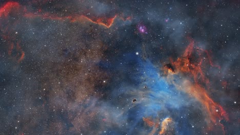 4k-Cosmos,-Fondo-De-Nebulosa-En-El-Espacio-Exterior