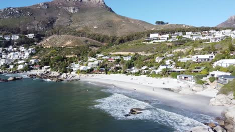Luftbild-Von-Clifton-Beach-In-Kapstadt