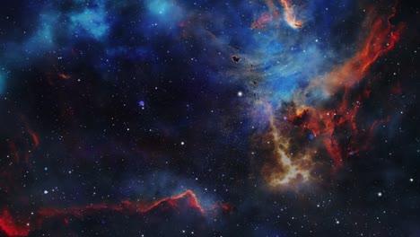 Nebulosa-Colorida-Y-Dinámica-En-El-Espacio-Ultraterrestre