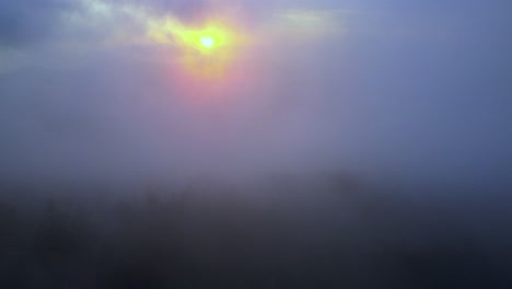 Luftstoß-In-Den-Sonnenuntergang-In-Den-Appalachen-Und-Blue-Ridge-Mountains