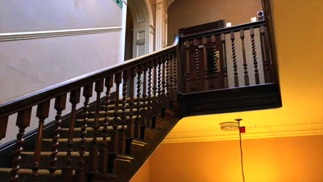 Leicestershire-Manor-House-Staircase-looking-up-from-landing