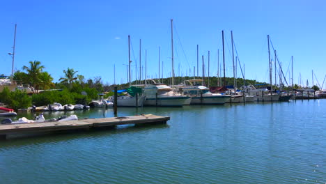 Boats-in-the-harbor-on-St.-Thomas