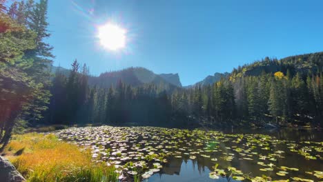 Views-of-Nymph-Lake-on-the-walk-towards-Emerald-Lake-in-Rocky-Mountain-National-Park
