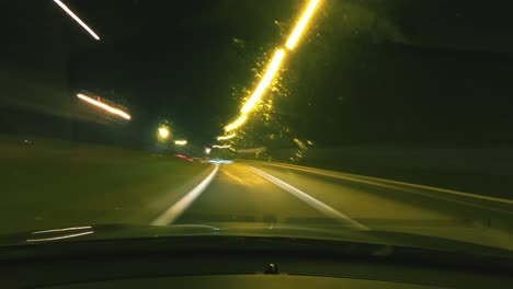 Driving-at-night-Time-Lapse