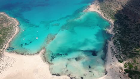 Playa-De-Balos-En-La-Isla-Griega-De-Creta-Antena-Ascendente