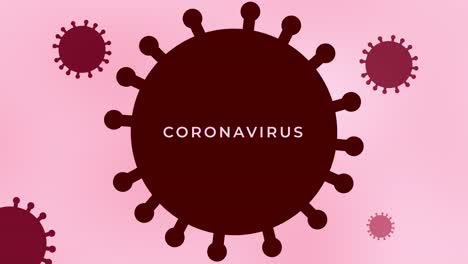 Coronavirus-germs-spreading-in-blood-animation
