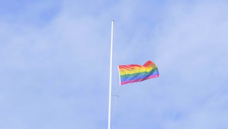 half-mast-flag-rainbow-on-the-top-of-auckland-war-memorial-museum