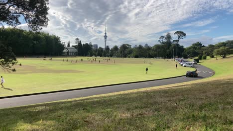 Auckland-Domain-playground-panorama-look-view-of-the-overall-playground