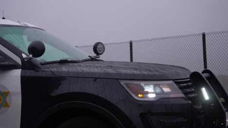 Police-Car-On-rainy-Day