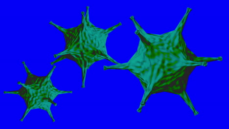 3d-renderings-of-coronavirus-or-covid-19-virus-cells-through-a-microscope-with-blue-screen-background-for-replacement
