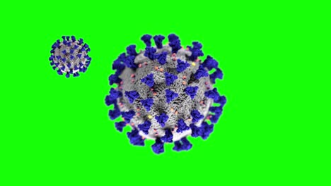 Coronavirus--Animation-Green-Screen-Background