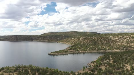 Lake-in-the-Southwest-Four-Corners-Area-of-New-Mexico-and-Colorado-Doing-an-Aerial-Dolly-Pt