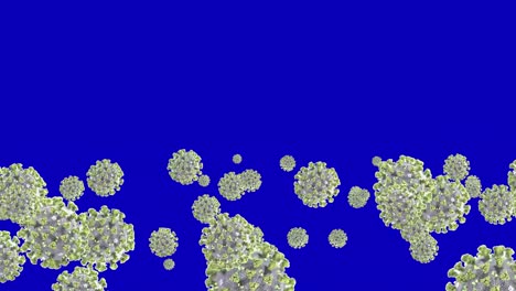 Coronavirus--Animation-Blue-Screen-Background