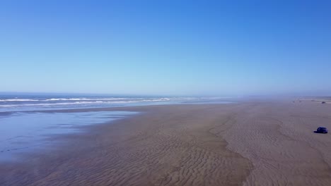 Der-Schöne-Breite,-Offene-Strand-Von-Washington,-Perfekt-Für-Eine-Ozeanfahrt---Aus-Der-Luft