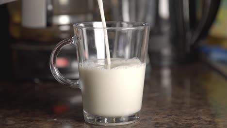 Pouring-Milk-In-The-Glass---Close-Up-Shot