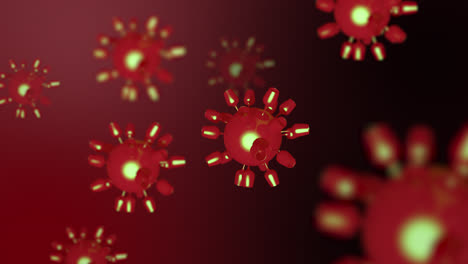Coronavirus-Covid19-3D-animation-depth-of-field