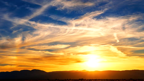 Fiery-Sunset-Time-Lapse-in-the-Mojave-desert