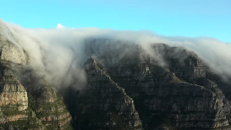 Aerial:-Table-mountain-and-12-apostles-clouds-moving