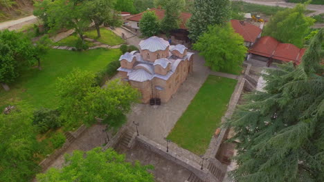 Drone-view-of-tourism-place-in-the-countryside-in-Tulsa,-Oklahoma