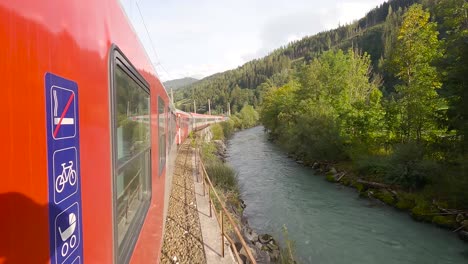 Onboard-camera-on-a-train-window-in-Austria