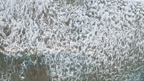 Sea-Waves-On-The-Sandy-Shore-In-Vleesbaai,-Western-Cape,-South-Africa